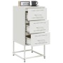 Nachttische, 2 Stück, weißer Stahl, 36x39x78 cm. von , Nachttische - Ref: Foro24-846589, Preis: 120,20 €, Rabatt: %