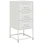 Mesitas de noche 2 unidades acero blanco 36x39x78 cm de , Mesitas de noche - Ref: Foro24-846589, Precio: 119,04 €, Descuento: %