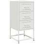 Nachttische, 2 Stück, weißer Stahl, 36x39x78 cm. von , Nachttische - Ref: Foro24-846589, Preis: 120,20 €, Rabatt: %