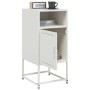 Nachttische, 2 Stück, weißer Stahl, 36x39x78 cm. von , Nachttische - Ref: Foro24-846577, Preis: 84,40 €, Rabatt: %
