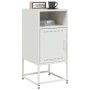 Nachttische, 2 Stück, weißer Stahl, 36x39x78 cm. von , Nachttische - Ref: Foro24-846577, Preis: 84,40 €, Rabatt: %