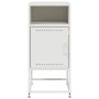 Nachttische, 2 Stück, weißer Stahl, 36x39x78 cm. von , Nachttische - Ref: Foro24-846577, Preis: 84,40 €, Rabatt: %