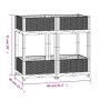 Blumenbeet 80x40x71 cm Polypropylen von vidaXL, Töpfe und Pflanzgefäße - Ref: Foro24-310406, Preis: 68,06 €, Rabatt: %
