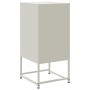 Nachttische, 2 Stück, weißer Stahl, 36x39x78 cm. von , Nachttische - Ref: Foro24-846577, Preis: 84,40 €, Rabatt: %