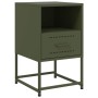 Nachttische, 2 Stück, Olivengrünes Stahl, 36x39x60,5 cm. von , Nachttische - Ref: Foro24-846563, Preis: 110,61 €, Rabatt: %