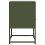 Nachttische, 2 Stück, Olivengrünes Stahl, 36x39x60,5 cm. von , Nachttische - Ref: Foro24-846563, Preis: 110,61 €, Rabatt: %