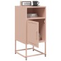 Mesita de noche acero rosa 36x39x78 cm de , Mesitas de noche - Ref: Foro24-846568, Precio: 66,43 €, Descuento: %