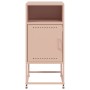 Mesita de noche acero rosa 36x39x78 cm de , Mesitas de noche - Ref: Foro24-846568, Precio: 66,43 €, Descuento: %