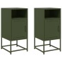 Nachttische, 2 Stück, Olivengrünes Stahl, 36x39x78 cm. von , Nachttische - Ref: Foro24-846575, Preis: 121,69 €, Rabatt: %
