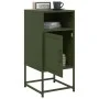 Mesitas de noche 2 unidades acero verde oliva 36x39x78 cm by , Nightstands - Ref: Foro24-846575, Price: 120,01 €, Discount: %