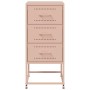 Mesita de noche acero rosa 36x39x78 cm de , Mesitas de noche - Ref: Foro24-846580, Precio: 66,04 €, Descuento: %