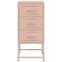 Mesita de noche acero rosa 36x39x78 cm de , Mesitas de noche - Ref: Foro24-846580, Precio: 64,99 €, Descuento: %