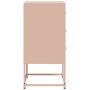 Mesita de noche acero rosa 36x39x78 cm de , Mesitas de noche - Ref: Foro24-846580, Precio: 66,04 €, Descuento: %