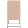Mesita de noche acero rosa 36x39x78 cm de , Mesitas de noche - Ref: Foro24-846580, Precio: 64,99 €, Descuento: %