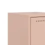 Mesita de noche acero rosa 36x39x78 cm de , Mesitas de noche - Ref: Foro24-846580, Precio: 64,99 €, Descuento: %
