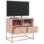 Mueble para TV de acero rosa 68x39x60,5 cm by , TV Furniture - Ref: Foro24-846549, Price: 67,94 €, Discount: %