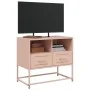 Mueble para TV de acero rosa 68x39x60,5 cm by , TV Furniture - Ref: Foro24-846549, Price: 67,94 €, Discount: %