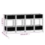 Arriate polipropileno 160x40x71 cm de vidaXL, Maceteros y jardineras - Ref: Foro24-310408, Precio: 123,48 €, Descuento: %