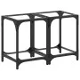 Mesas de centro 2 uds vidrio transparente y acero 30x30x40 cm by , Coffee table - Ref: Foro24-845955, Price: 43,61 €, Discoun...