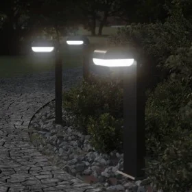 Lámparas de suelo de exterior 3 unidades aluminio negro 50 cm by , Outdoor lighting - Ref: Foro24-4006339, Price: 101,82 €, D...
