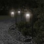 Lámpara de suelo de exterior acero inoxidable negro 60 cm by , Outdoor lighting - Ref: Foro24-4006345, Price: 42,04 €, Discou...