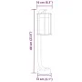 Lámpara de suelo de exterior acero inoxidable negro 60 cm de , Iluminación de exterior - Ref: Foro24-4006345, Precio: 41,30 €...