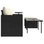 Set de sofás de jardín con cojines 3 pzas ratán sintético negro by , Outdoor sofas - Ref: Foro24-365457, Price: 214,64 €, Dis...