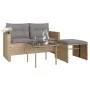 Juego de sofás de jardín con cojines beige 3 pzas ratán PE by , Outdoor sofas - Ref: Foro24-365462, Price: 218,55 €, Discount: %