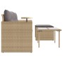 Juego de sofás de jardín con cojines beige 3 pzas ratán PE by , Outdoor sofas - Ref: Foro24-365462, Price: 209,72 €, Discount: %