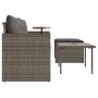 Set de sofá de jardín 3 pzas y cojines ratán sintético gris by , Outdoor sofas - Ref: Foro24-365460, Price: 222,17 €, Discoun...