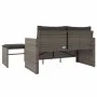 Set de sofá de jardín 3 pzas y cojines ratán sintético gris by , Outdoor sofas - Ref: Foro24-365460, Price: 222,17 €, Discoun...