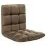 Taupe gray microfiber folding floor lounger by vidaXL, Daybeds - Ref: Foro24-325253, Price: 78,57 €, Discount: %