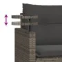 Set de sofá de jardín 3 pzas y cojines ratán sintético gris by , Outdoor sofas - Ref: Foro24-365460, Price: 222,17 €, Discoun...