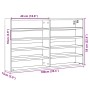Vitrina de madera de ingeniería negra 100x15x58 cm by , Shelves and shelves - Ref: Foro24-847927, Price: 60,67 €, Discount: %