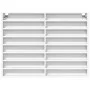 Vitrina de madera ingeniería blanca 100x8,5x75 cm de , Estantes y estanterías - Ref: Foro24-847933, Precio: 69,54 €, Descuent...