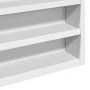 Holzvitrine, weiß, 100x8,5x75 cm von , Regale und Regale - Ref: Foro24-847933, Preis: 69,54 €, Rabatt: %