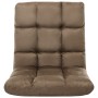 Taupe gray microfiber folding floor lounger by vidaXL, Daybeds - Ref: Foro24-325253, Price: 79,75 €, Discount: %