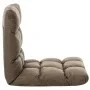 Taupe gray microfiber folding floor lounger by vidaXL, Daybeds - Ref: Foro24-325253, Price: 78,57 €, Discount: %