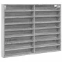 Vitrina de madera de ingeniería gris Sonoma 100x8,5x75 cm by , Shelves and shelves - Ref: Foro24-847938, Price: 52,48 €, Disc...