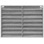 Ingenieurholz-Vitrine in Sonoma-Grau 100x8,5x75 cm von , Regale und Regale - Ref: Foro24-847938, Preis: 52,53 €, Rabatt: %