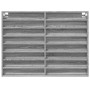 Vitrina de madera de ingeniería gris Sonoma 100x8,5x75 cm de , Estantes y estanterías - Ref: Foro24-847938, Precio: 53,07 €, ...