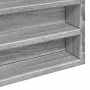 Ingenieurholz-Vitrine in Sonoma-Grau 100x8,5x75 cm von , Regale und Regale - Ref: Foro24-847938, Preis: 52,53 €, Rabatt: %