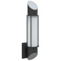 Aplique de exterior de acero inoxidable negro de , Iluminación de exterior - Ref: Foro24-4006294, Precio: 29,80 €