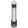 Schwarze Edelstahl-Außenverkleidung von , Außenbeleuchtung - Ref: Foro24-4006294, Preis: 29,80 €, Rabatt: %