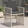 Sillones de jardín con cojines 4 uds ratán sintético gris claro by , Garden chairs - Ref: Foro24-364954, Price: 212,54 €, Dis...