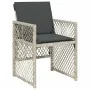 Sillones de jardín con cojines 4 uds ratán sintético gris claro by , Garden chairs - Ref: Foro24-364954, Price: 212,54 €, Dis...