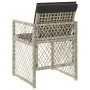 Sillones de jardín con cojines 4 uds ratán sintético gris claro by , Garden chairs - Ref: Foro24-364954, Price: 212,54 €, Dis...