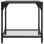 Mesa de centro superficie vidrio transparente acero 40x40x40 cm by , Coffee table - Ref: Foro24-845962, Price: 32,62 €, Disco...