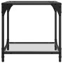 Mesa de centro superficie vidrio transparente acero 40x40x40 cm by , Coffee table - Ref: Foro24-845962, Price: 33,06 €, Disco...