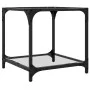 Mesa de centro superficie vidrio transparente acero 40x40x40 cm by , Coffee table - Ref: Foro24-845962, Price: 32,62 €, Disco...